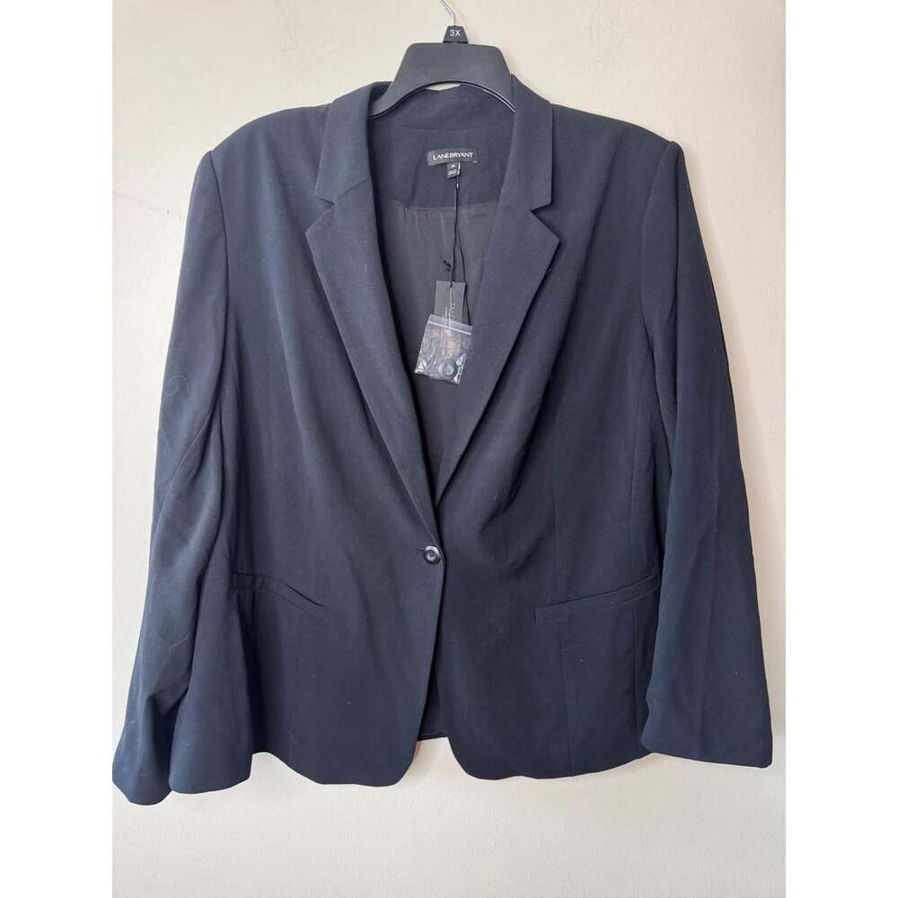 Lane Bryant Women's Black Tailored-jackets